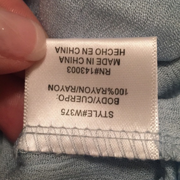 Light blue breezy off shoulder embroidered dress - Picture 8 of 8